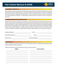 SPANISH - $1000 Monthly Family Plan