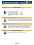 SPANISH - Corrective Recommendations for Care (ADJ. ONLY / Form D)