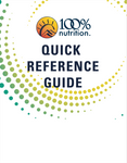 Nutrition Quick Reference Guide - Booklet