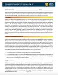 SPANISH Massage Consent / Rescheduling Form