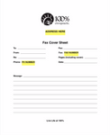 Fax Cover Sheet