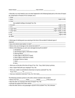 Auto Accident History