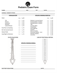 Detailed Pediatric Exam Form