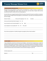 Prenatal Massage Consent Form