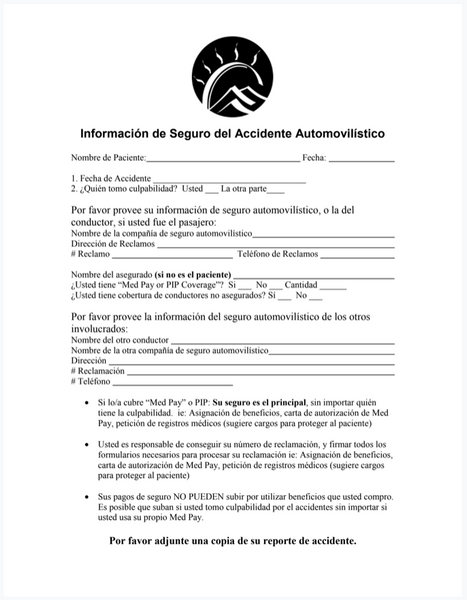Spanish Automobile Accident Insurance