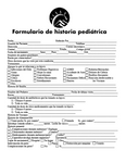 Spanish Pediatric Health History