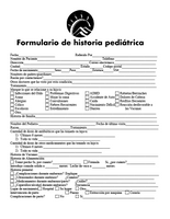 Spanish Pediatric Health History